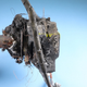The Tesla’s steering wheel was pushed 3.5" back in the impact